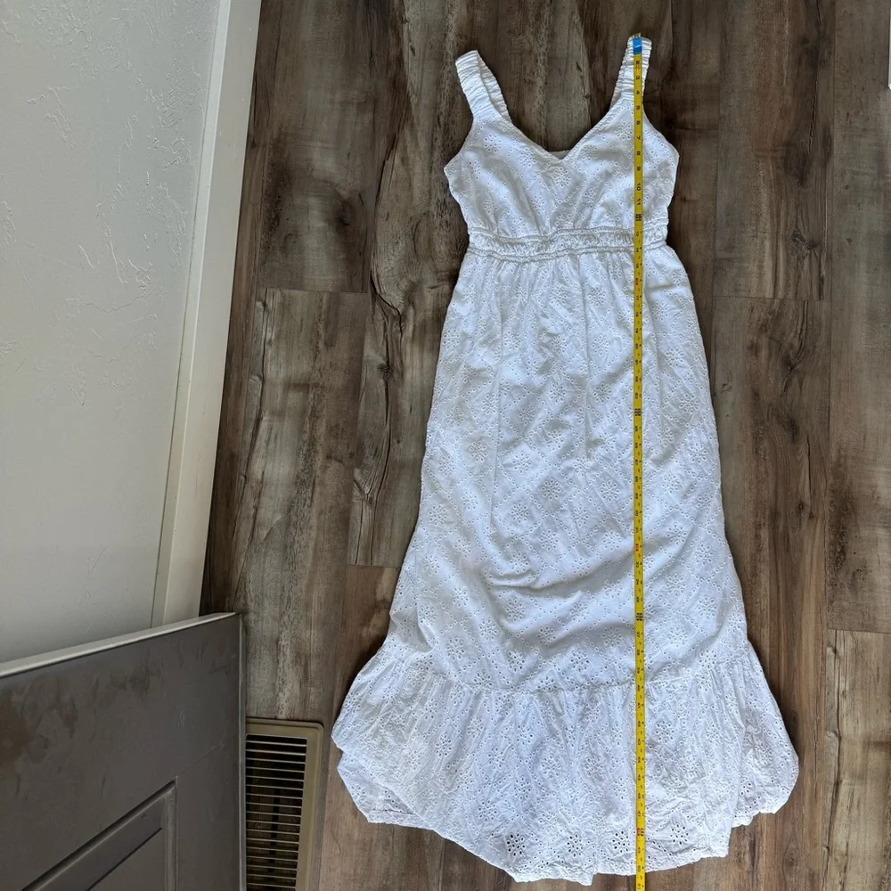 Isabel Maternity 100% Cotton Eyelet Dress - Picture 10 of 13